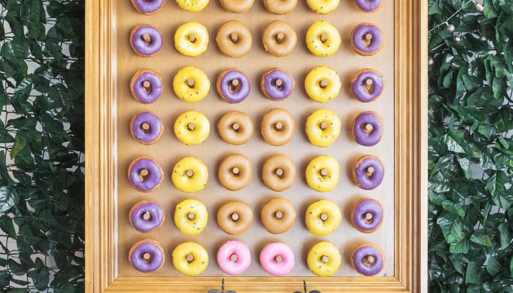 Single Donut Wall on Easel