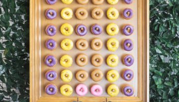 Single Donut Wall on Easel